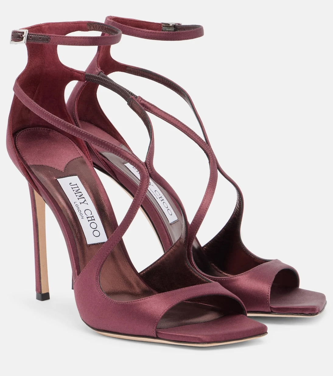 Jimmy Choo - صندل Azia 110 من الساتان
