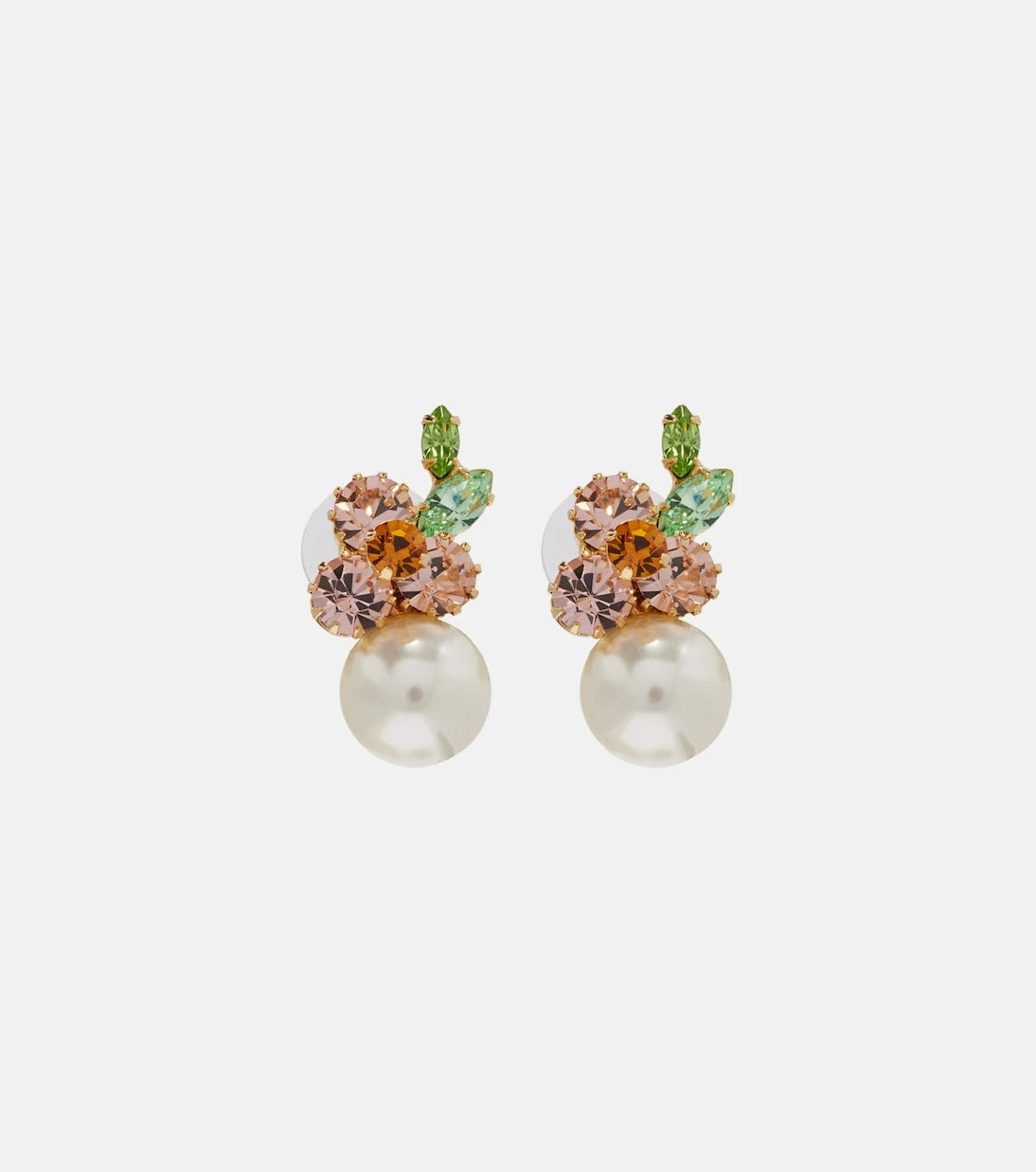 Jennifer Behr - Vivi embellished floral earrings
