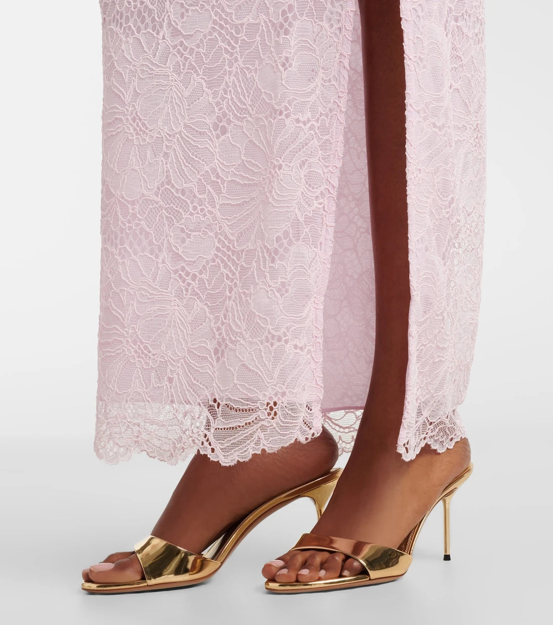 Rotate - Halterneck lace gown
