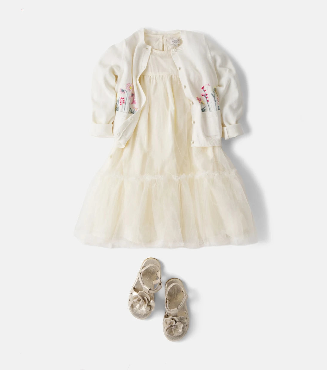 Donsje - Negina tiered tulle dress