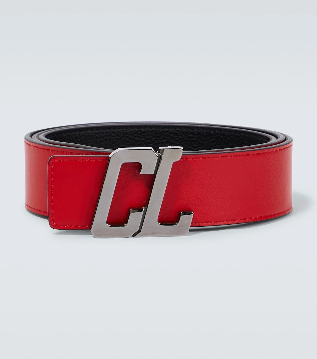 Christian Louboutin - CL logo reversible leather belt