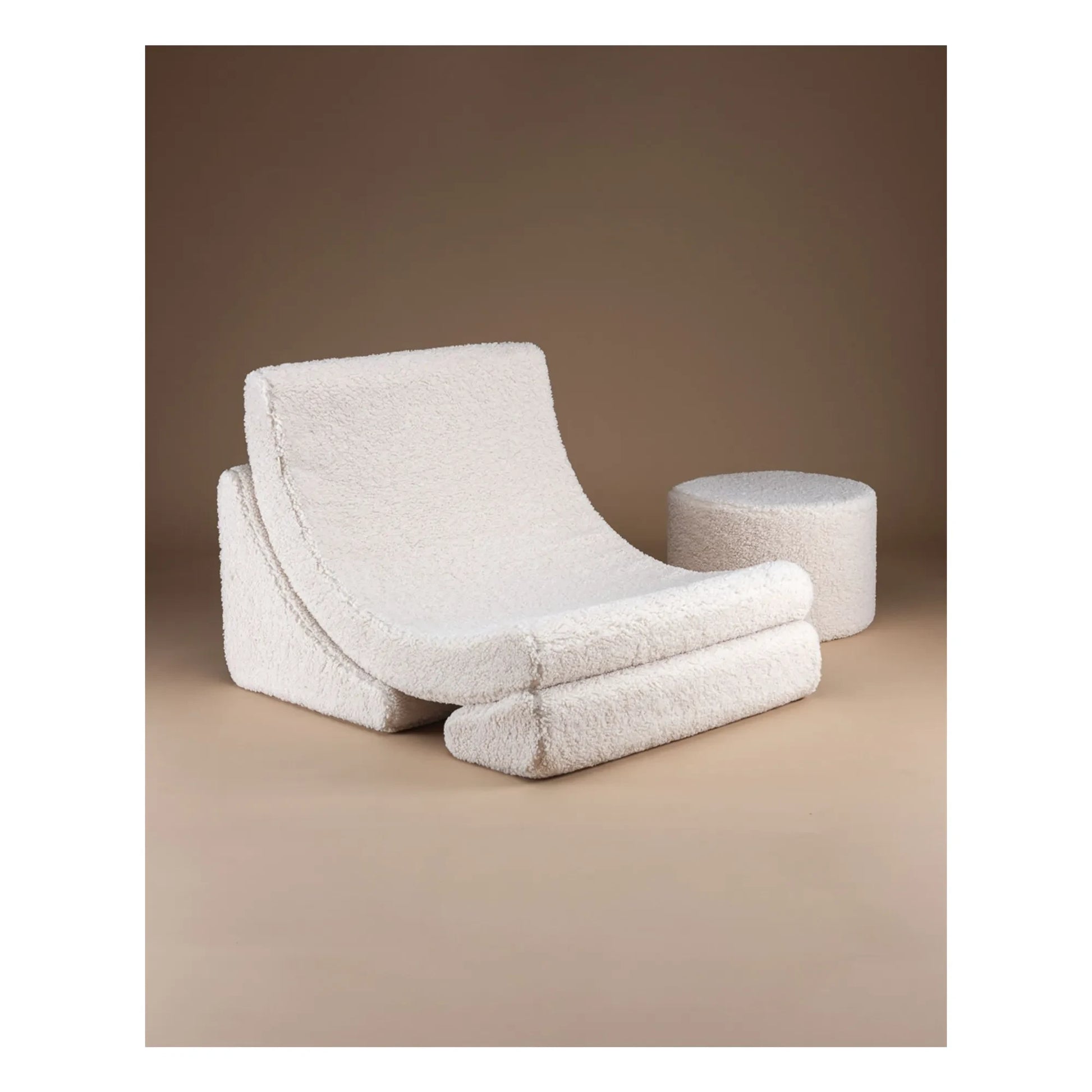 Wigiwama - Moon teddy armchair | Ecru