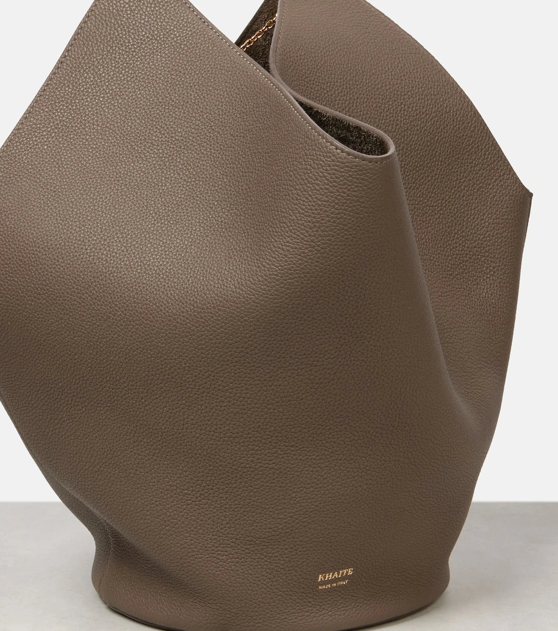 Khaite - Lotus Small leather tote bag