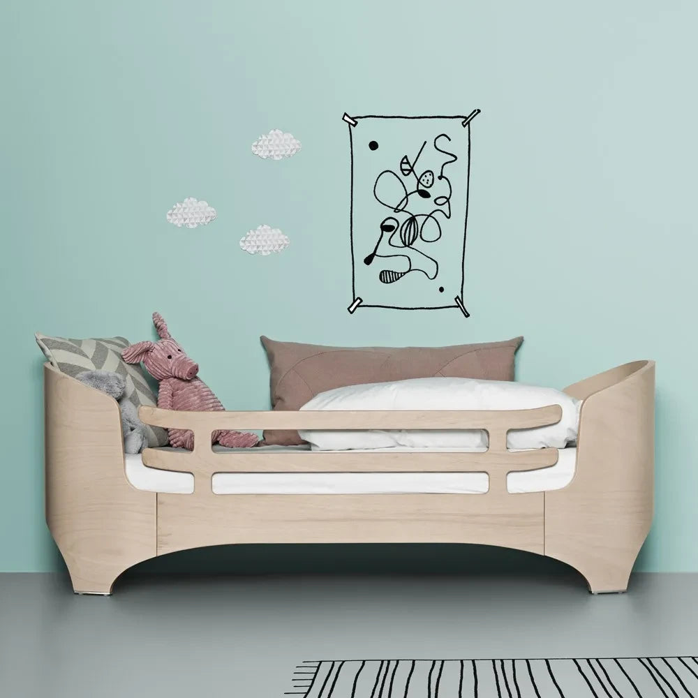 Leander - Junior bed safety barrier | Beige limed