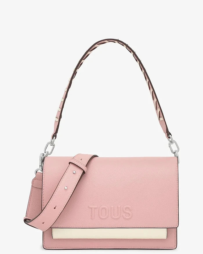 Tous kadın crossbody çanta, suni deriden