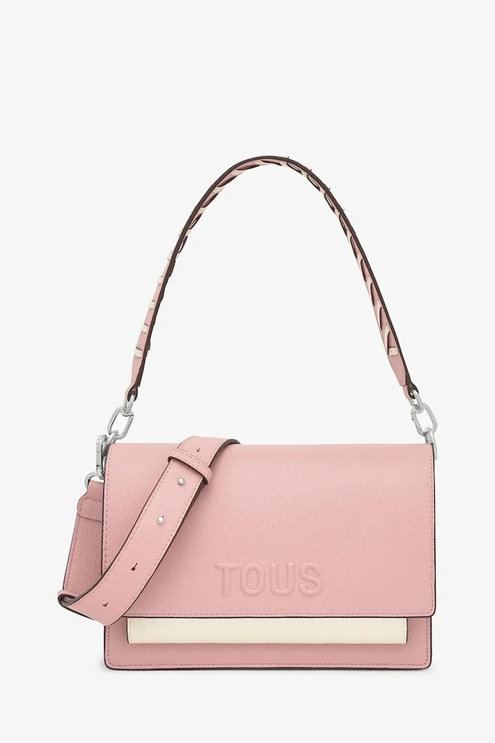 Tous kadın crossbody çanta, suni deriden