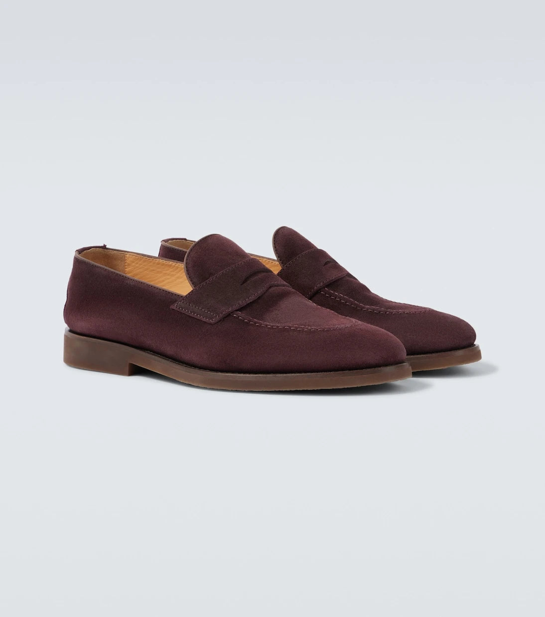 Brunello Cucinelli - Suede penny loafers