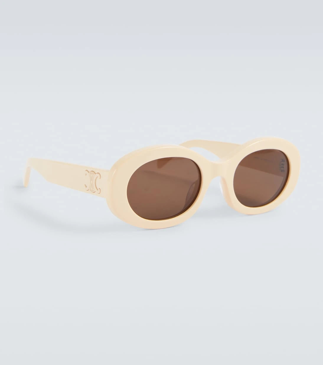 Celine Eyewear - Triomphe 01 oval sunglasses