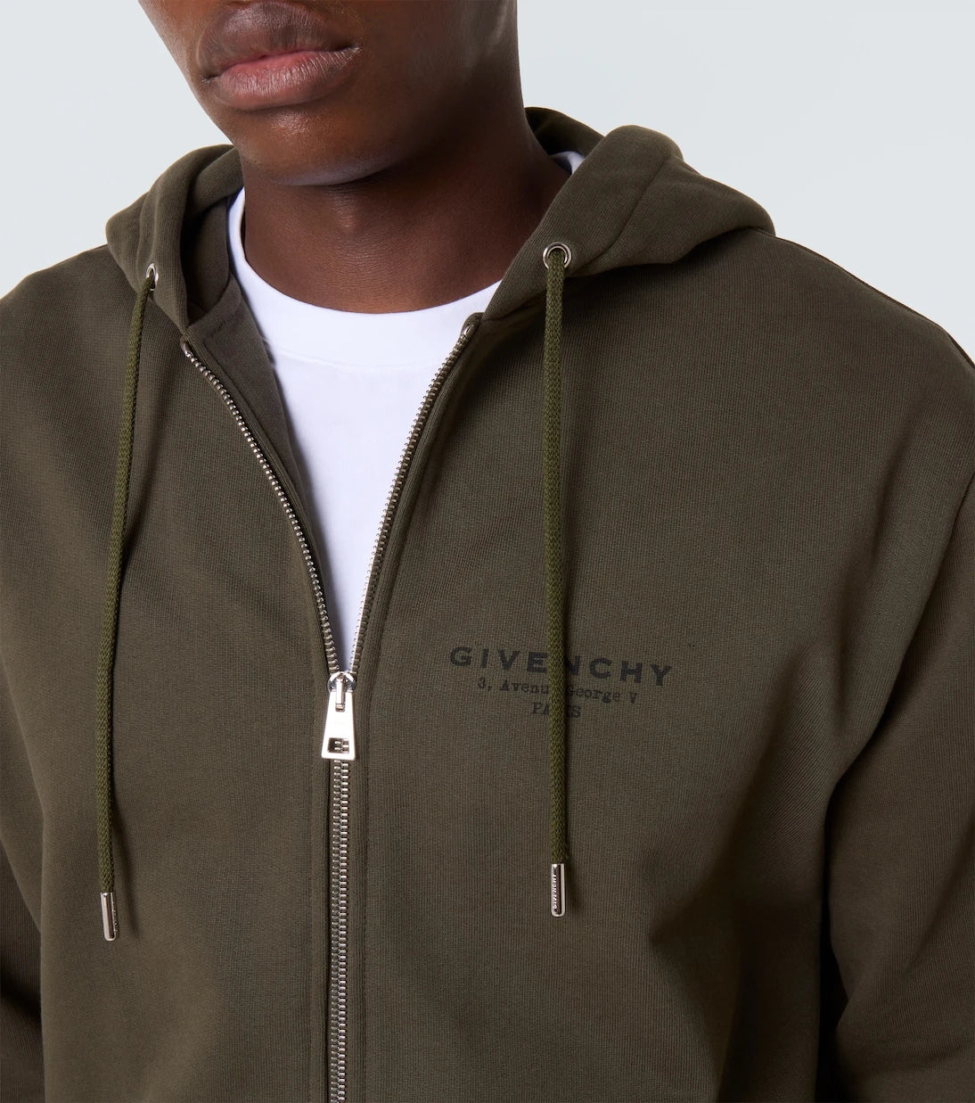 Givenchy - Givenchy Stamp cotton fleece hoodie