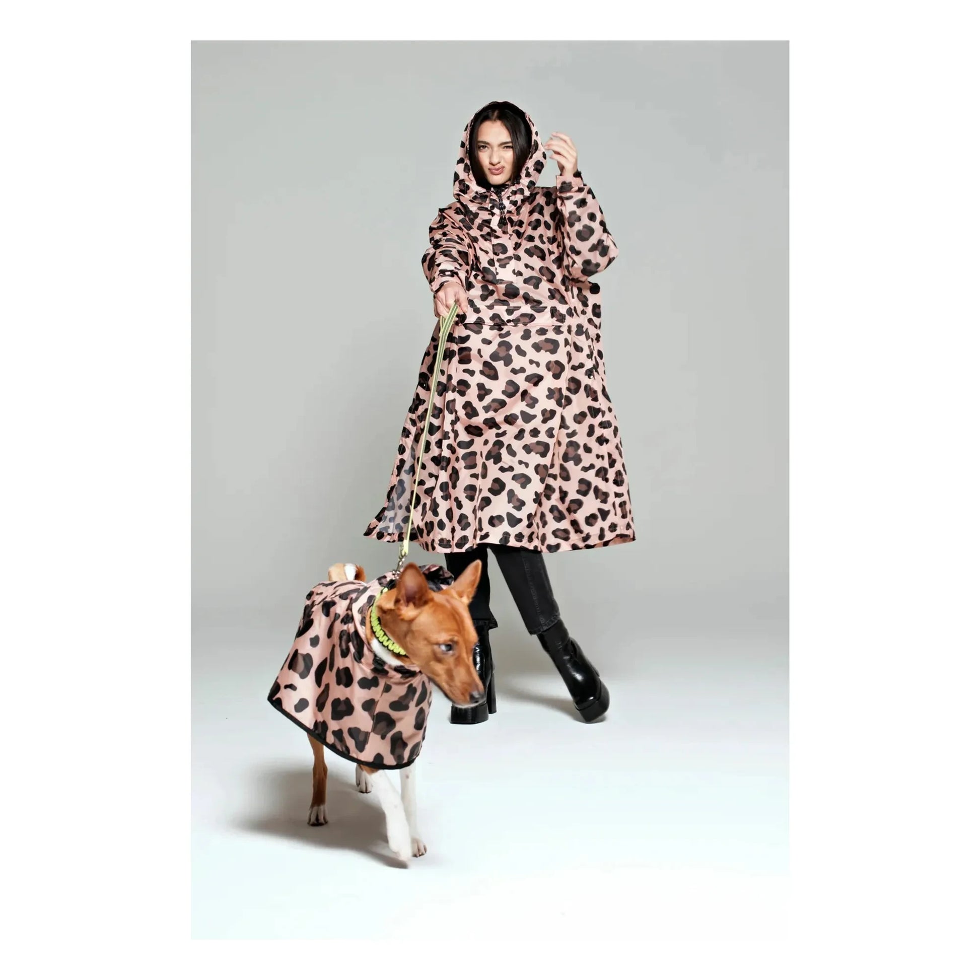 Rainkiss - Pink Panther Waterproof Dog Cape  | Pink
