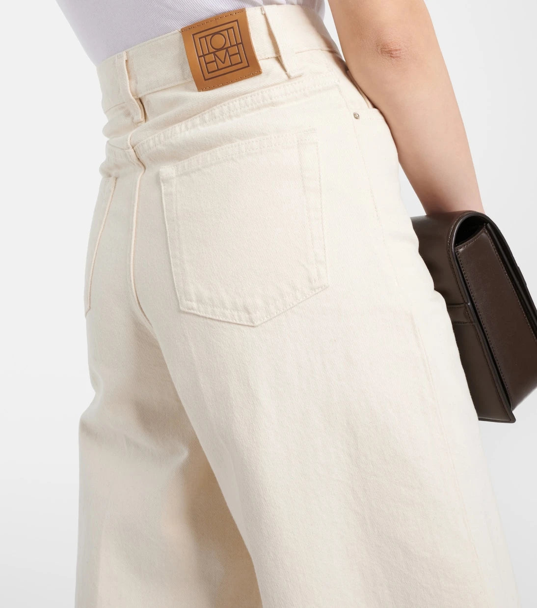 Toteme - High-rise wide-leg jeans