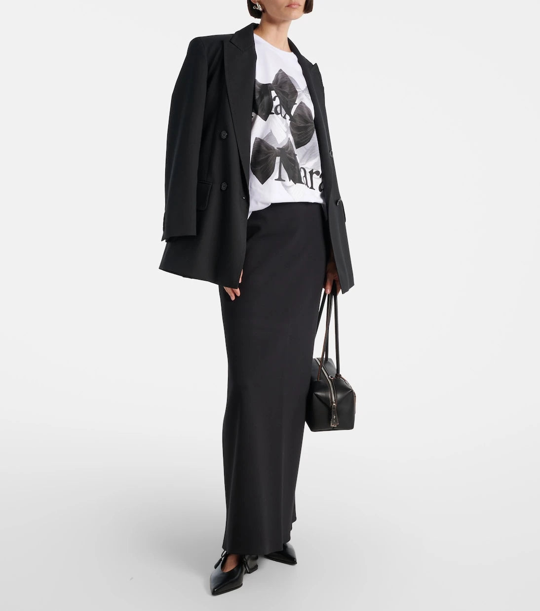 Max Mara - Sequoia logo printed cotton jersey T-shirt