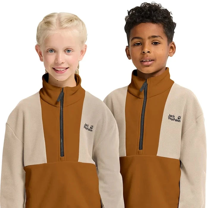 Jack Wolfskin çocuk polar üst COLORBLOCK TAUNUS HZ K