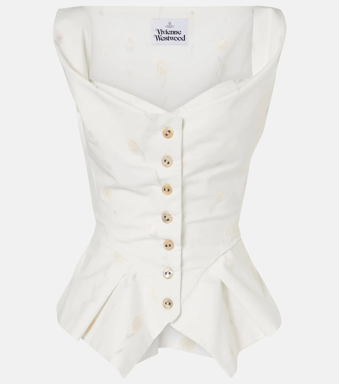 Vivienne Westwood - Monday floral cotton-blend vest