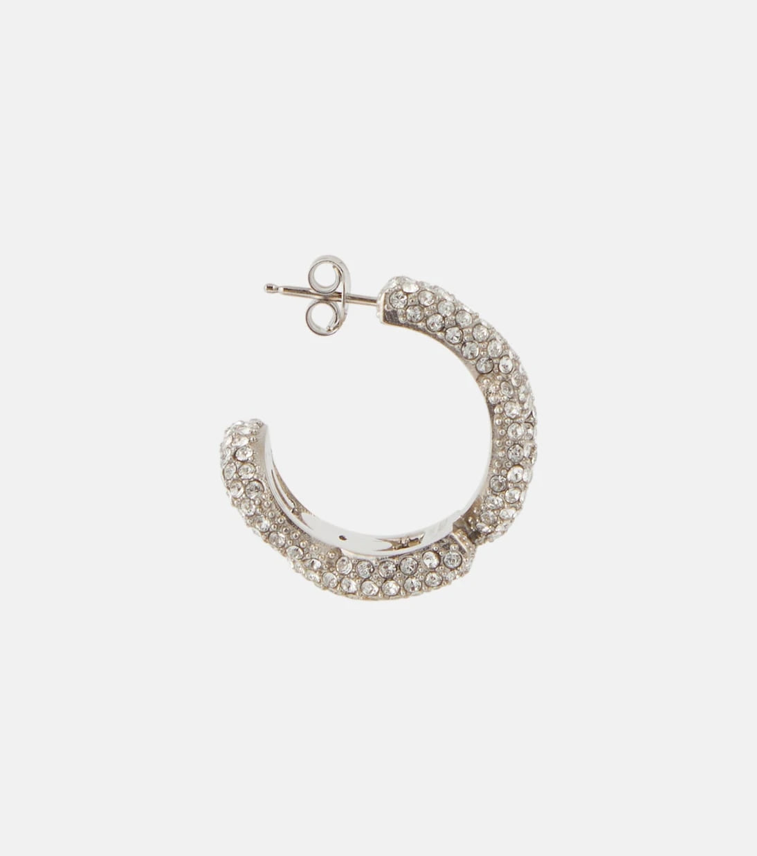 Dolce&Gabbana - DG crystal-embellished hoop earrings