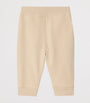Burberry Kids Cotton Check-Label Sweatpants (6-24 Months)