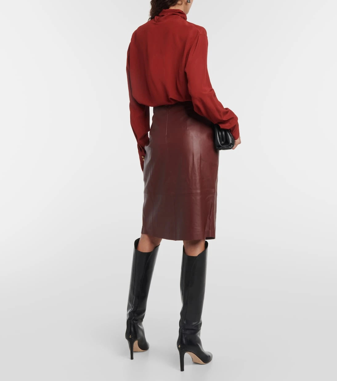 Vince - Leather pencil skirt