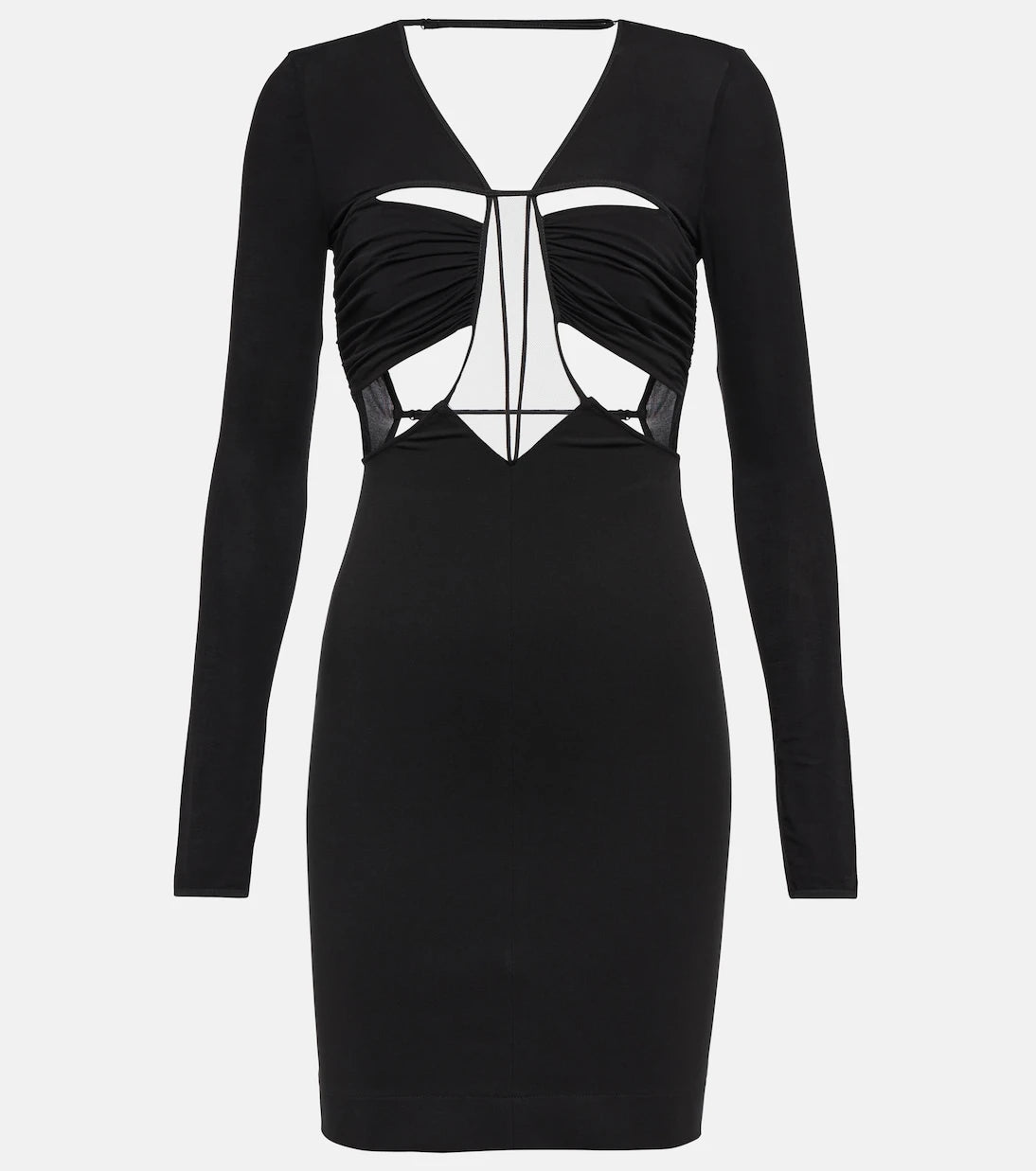 Nensi Dojaka - Cutout jersey minidress