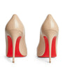 Christian Louboutin Nude Kate Leather Pumps 100
