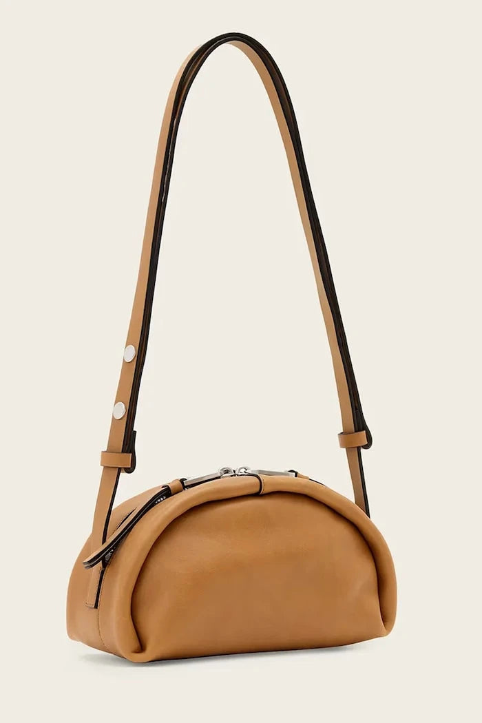 AllSaints чанта crossbody дамска от кожа ROSALIE