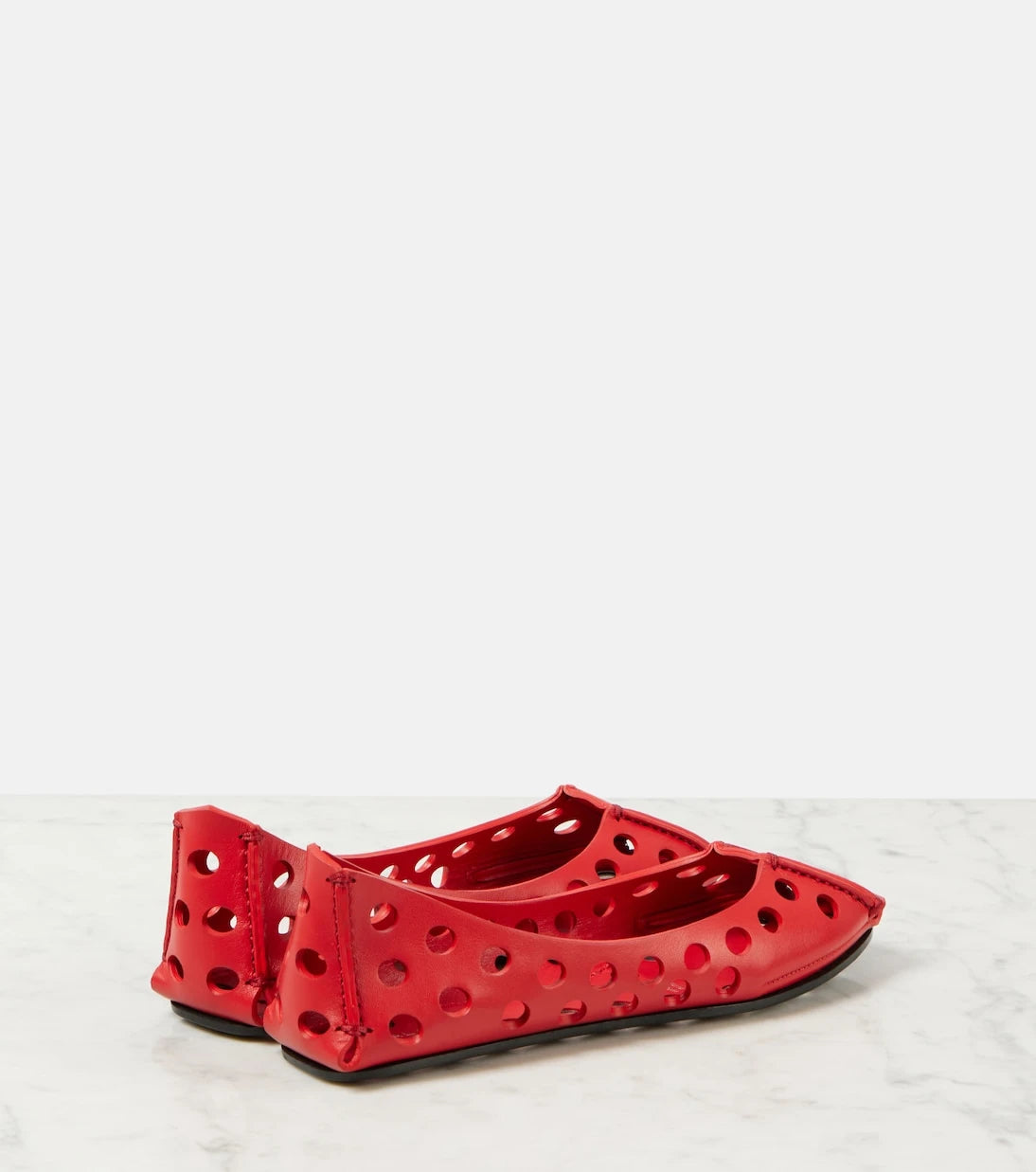 Alaïa - Leather ballet flats