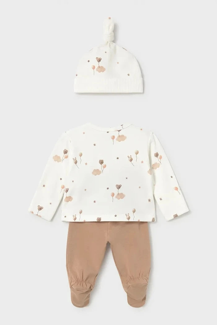 Mayoral Newborn комплект за бебе от памук с еластан
