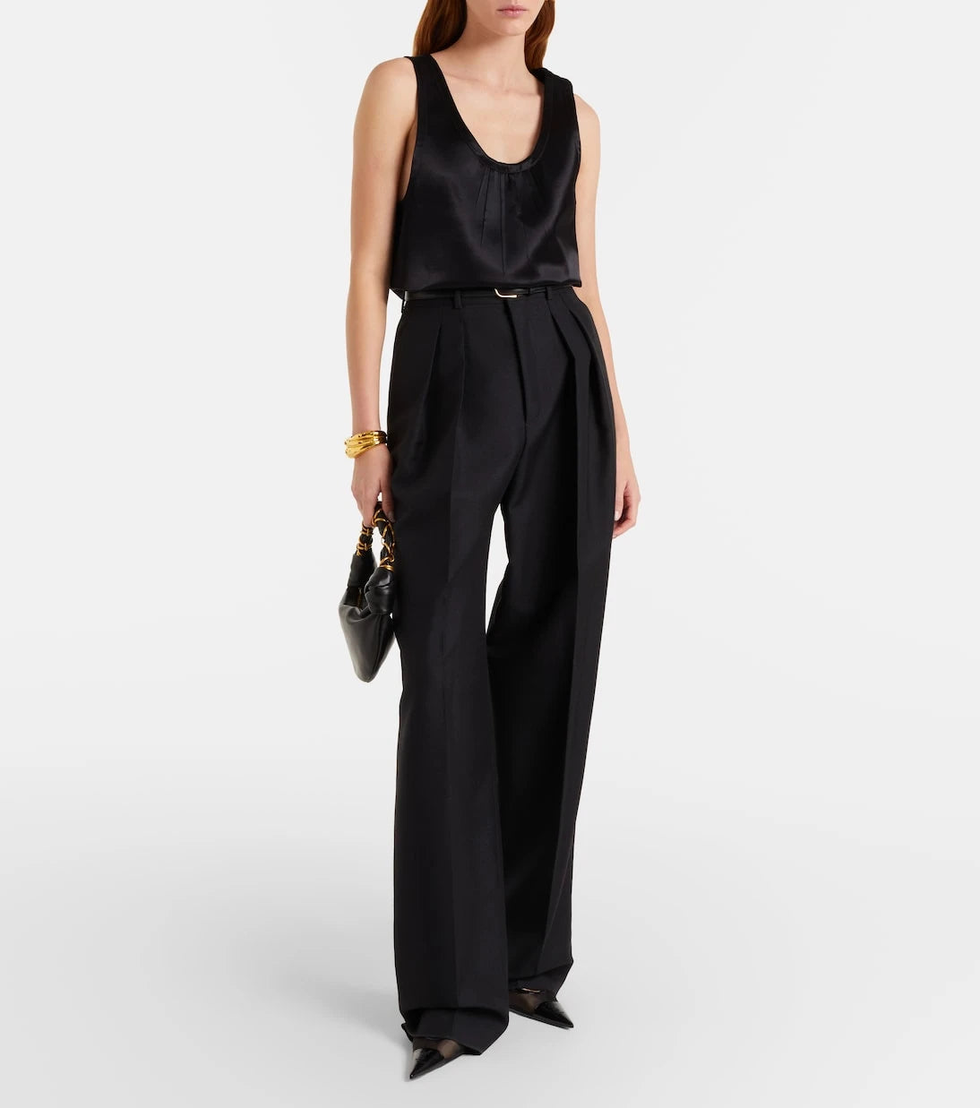 Saint Laurent - Cassandre satin top