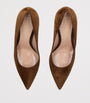 Brown Suede Gianvito Pumps 85