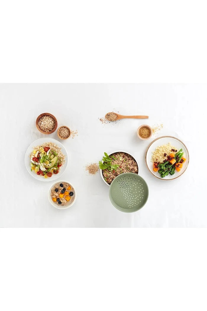 Lekue Quick Quinoa & Rice Cooker Mikrodalga Fırında Pirinç ve Tahıl Pişirme Kabı