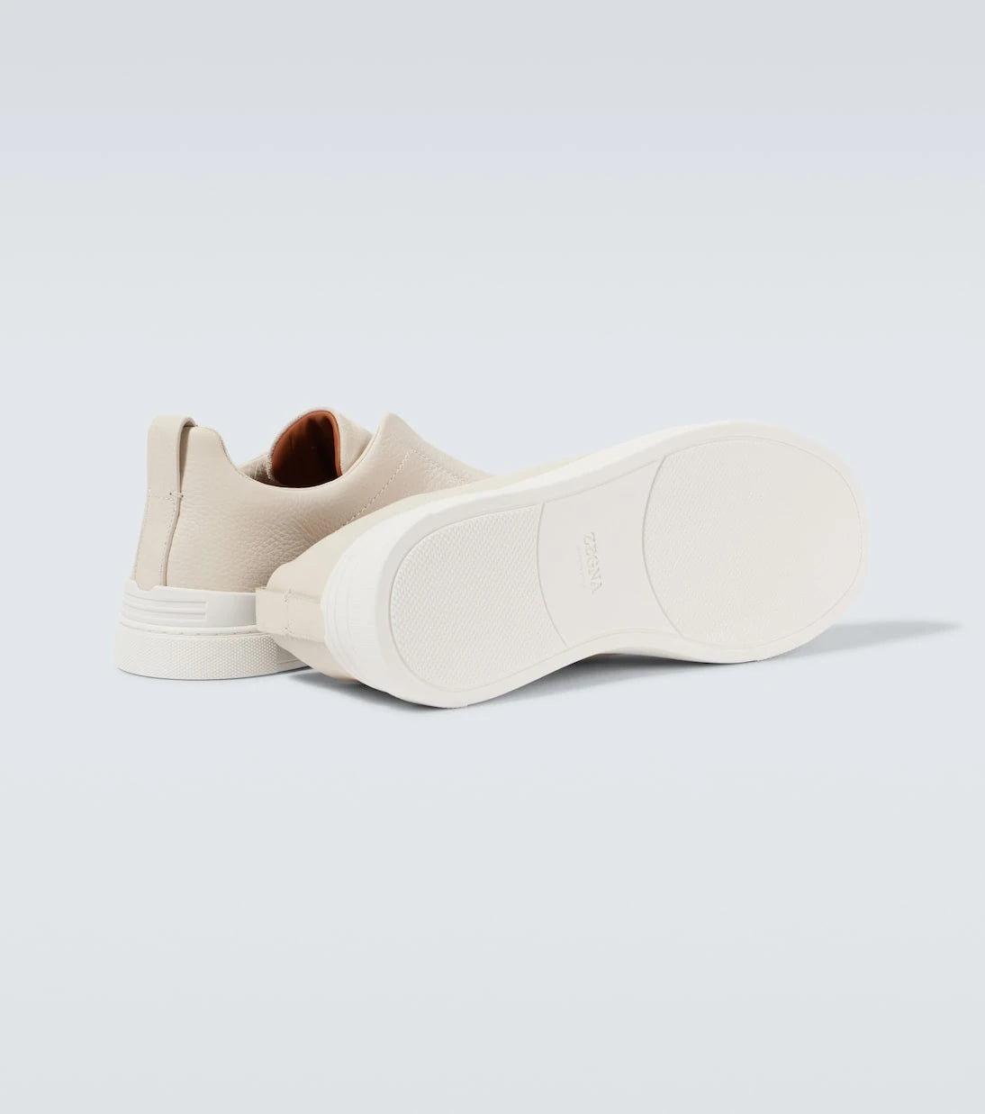 Zegna - Triple Stitch leather sneakers