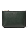 Aspinal Of London Green Large Leather Ella Pouch