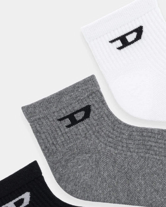 Diesel SKM-D-ANKLE Çorap (3 Çift)