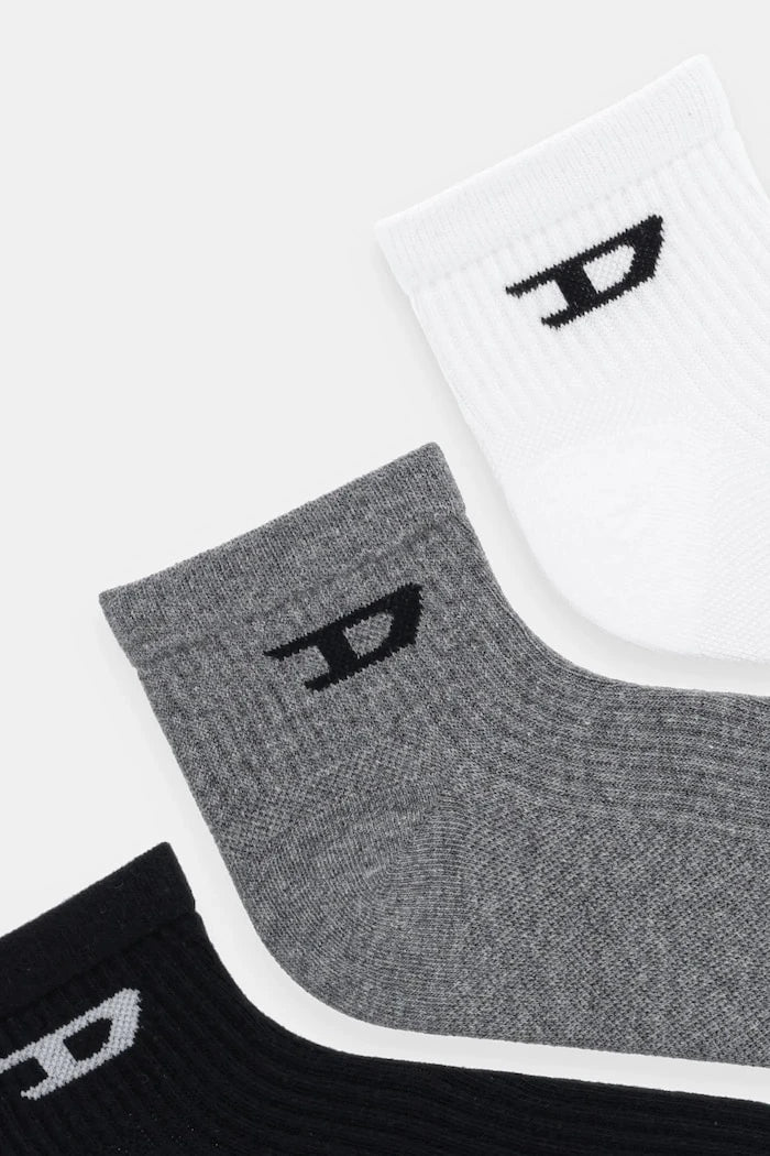 Diesel SKM-D-ANKLE Çorap (3 Çift)