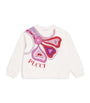 Cotton Orchidee Print Sweatshirt (4-14 Years)