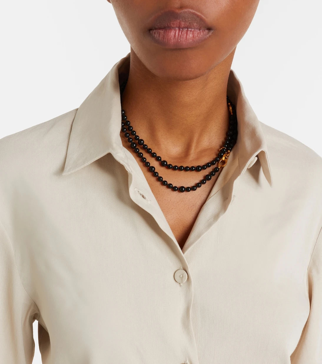 Max Mara - Badesse linen-blend shirt