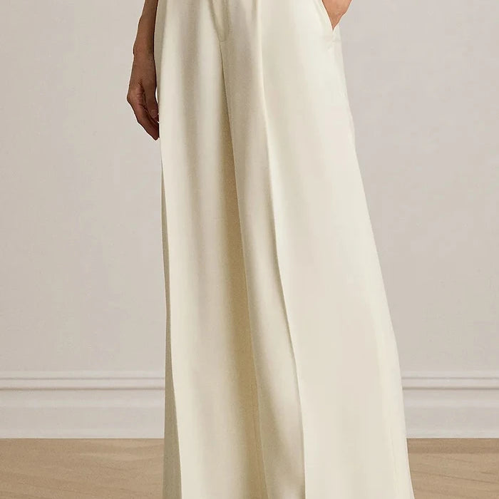 Lauren Ralph Lauren kadın düz pantolon