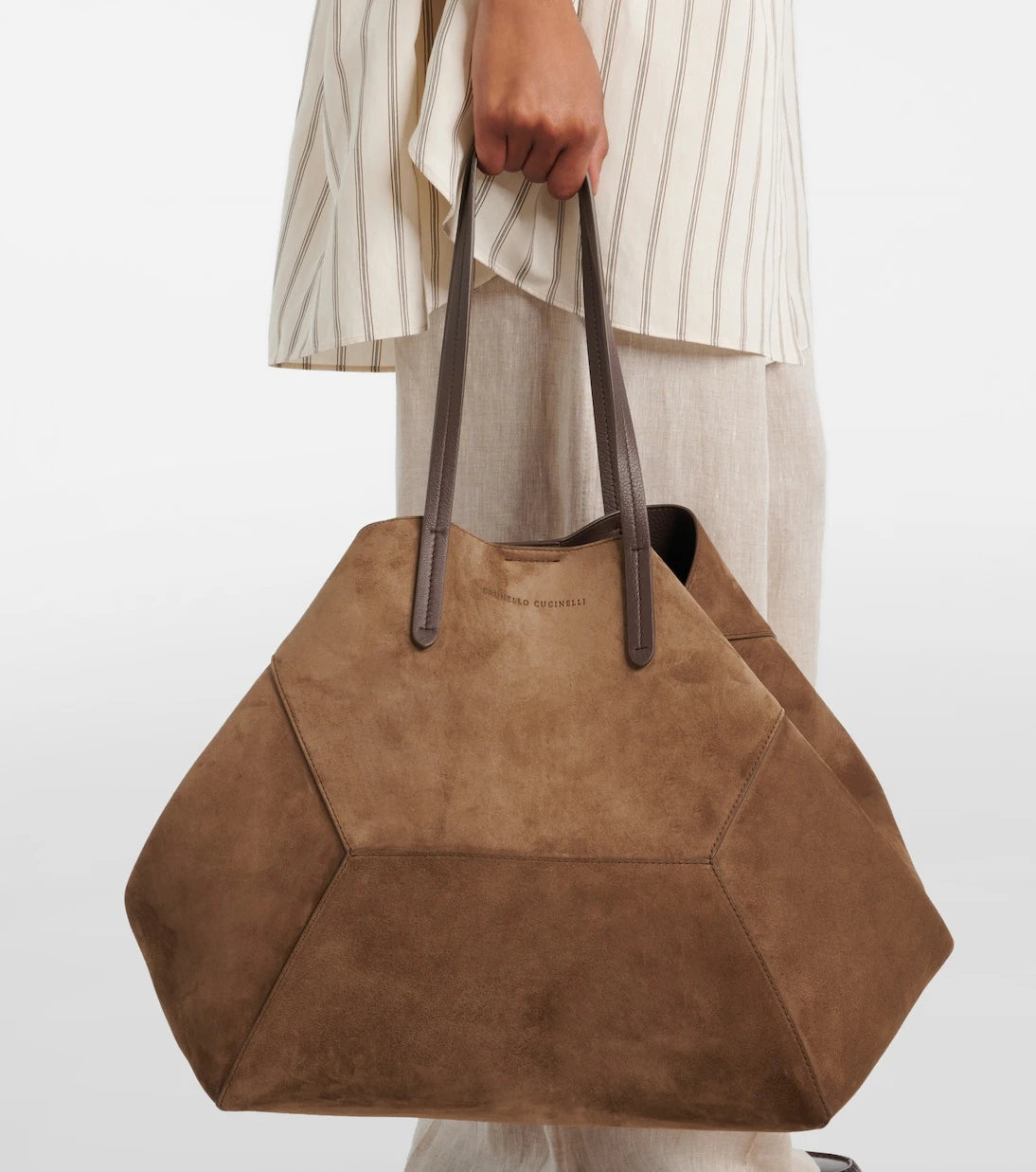 Brunello Cucinelli - BC Duo Large suede tote bag