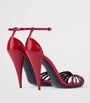 Givenchy Patent Leather Caged Heeled Sandals 95