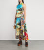 Camilla Multi Silk Bathing Bombshell Maxi Skirt