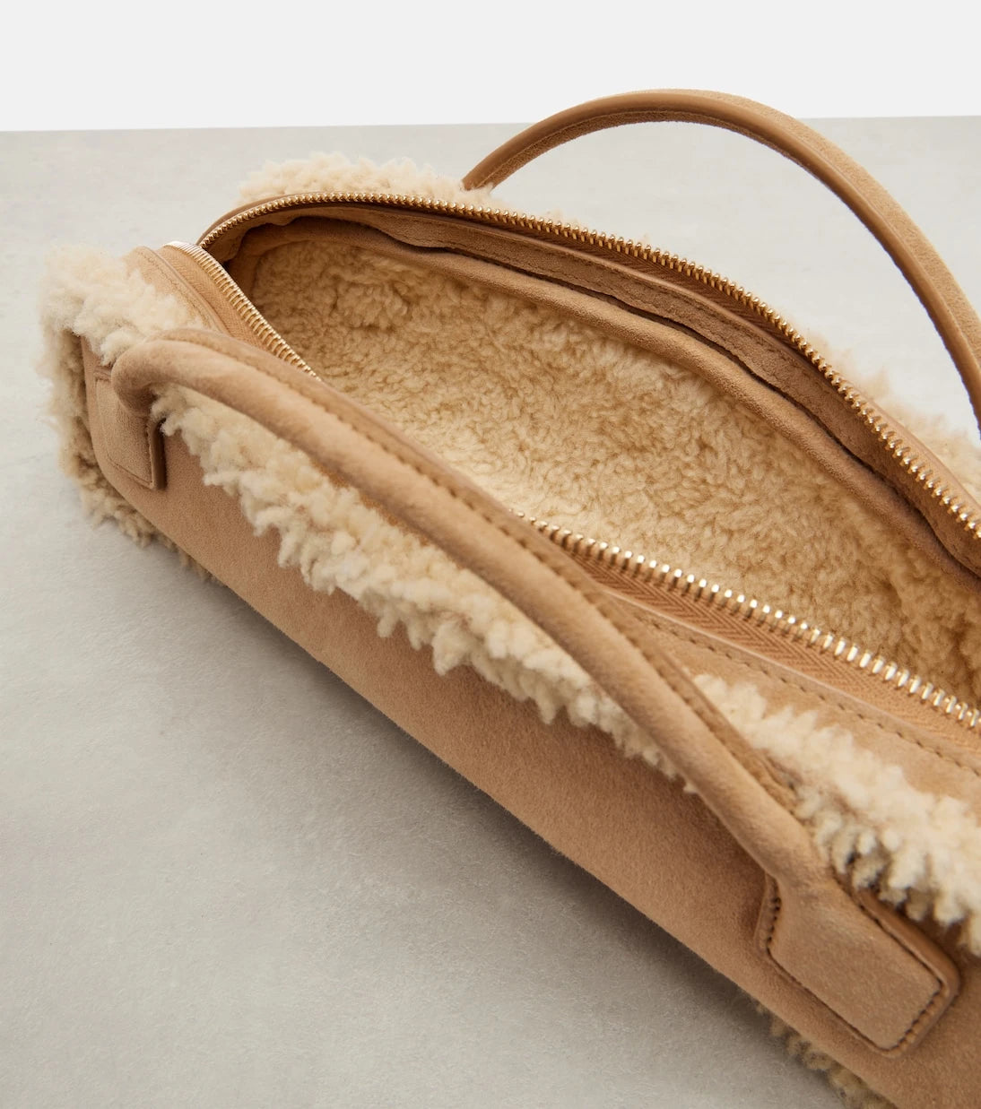 Alaïa - Le Teckel Small suede clutch