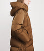 Weekend Max Mara Beige Down Quilted Parka