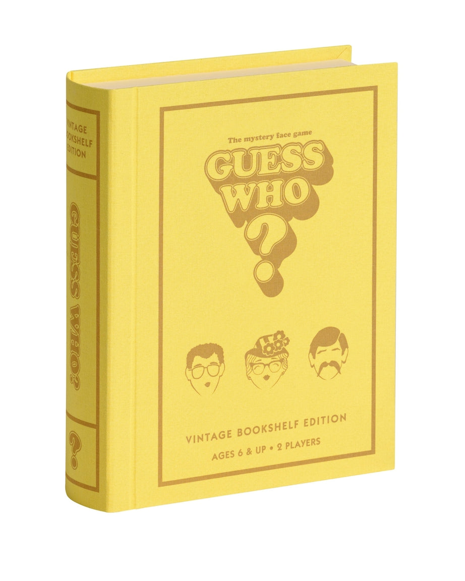 Guess Who Vintage Bookshelf Edition Board Game