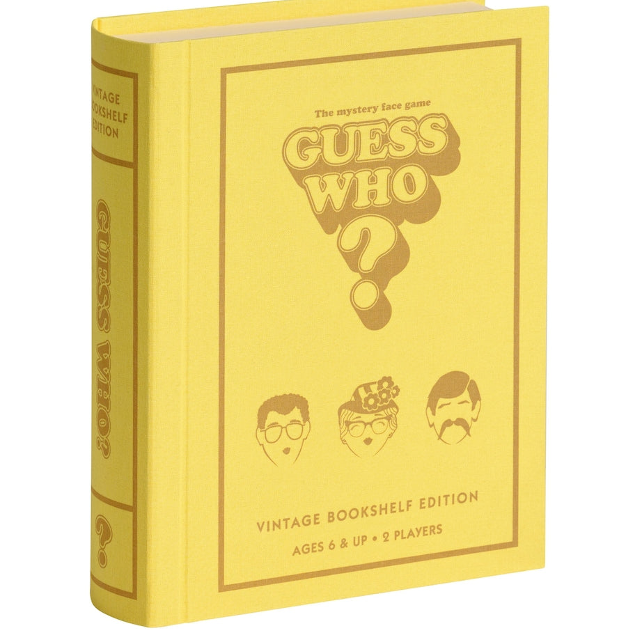 Guess Who Vintage Bookshelf Edition Board Game