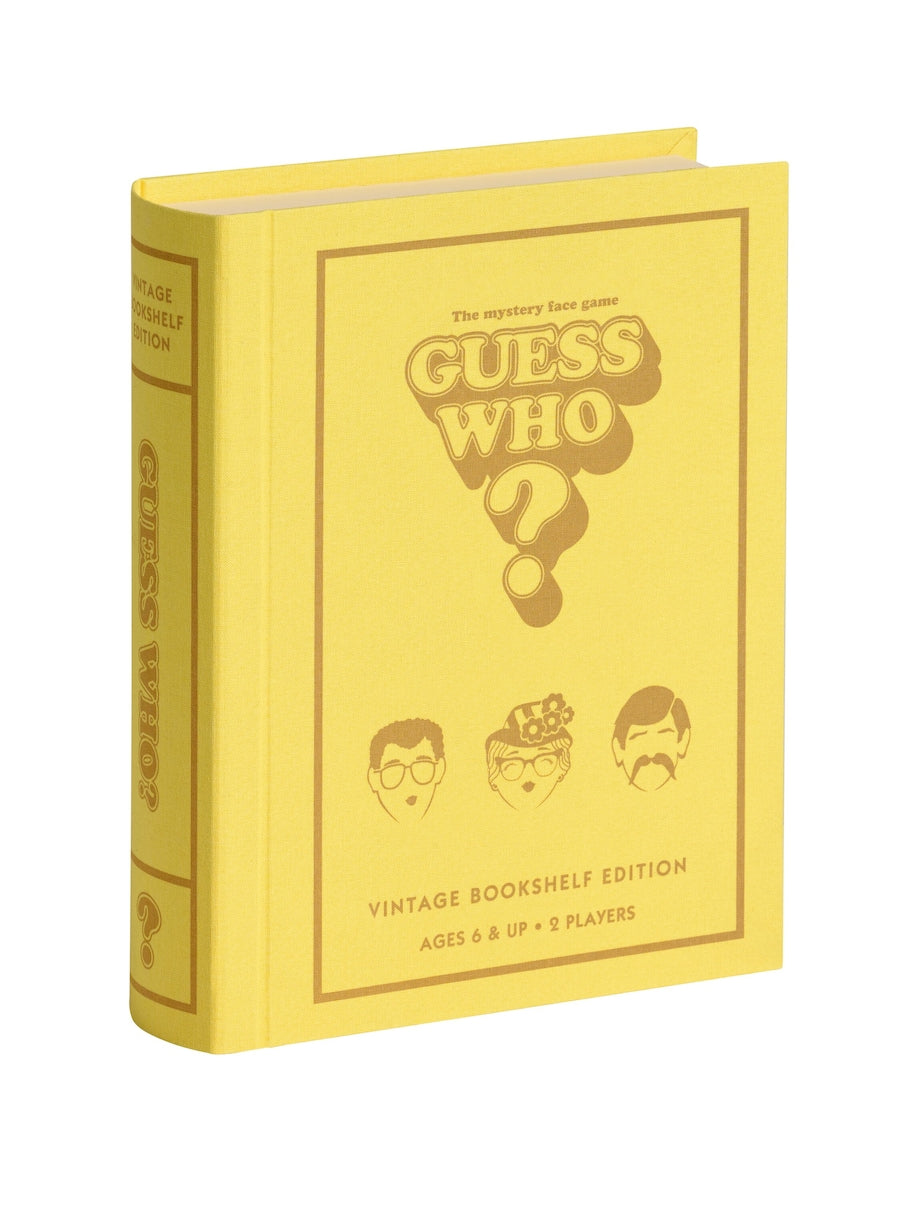 Guess Who Vintage Bookshelf Edition Board Game