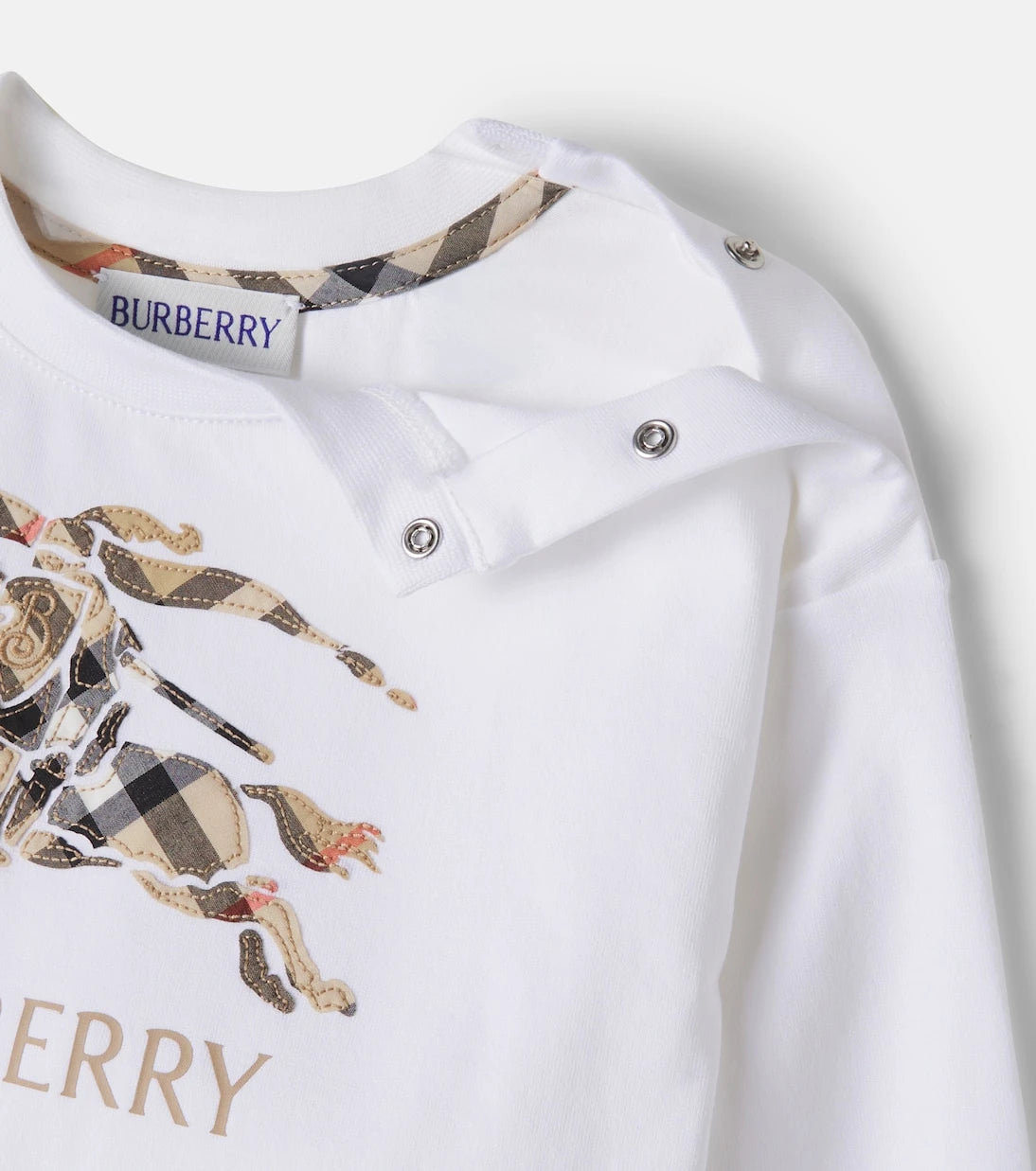 Burberry Kids - Baby printed cotton onesie