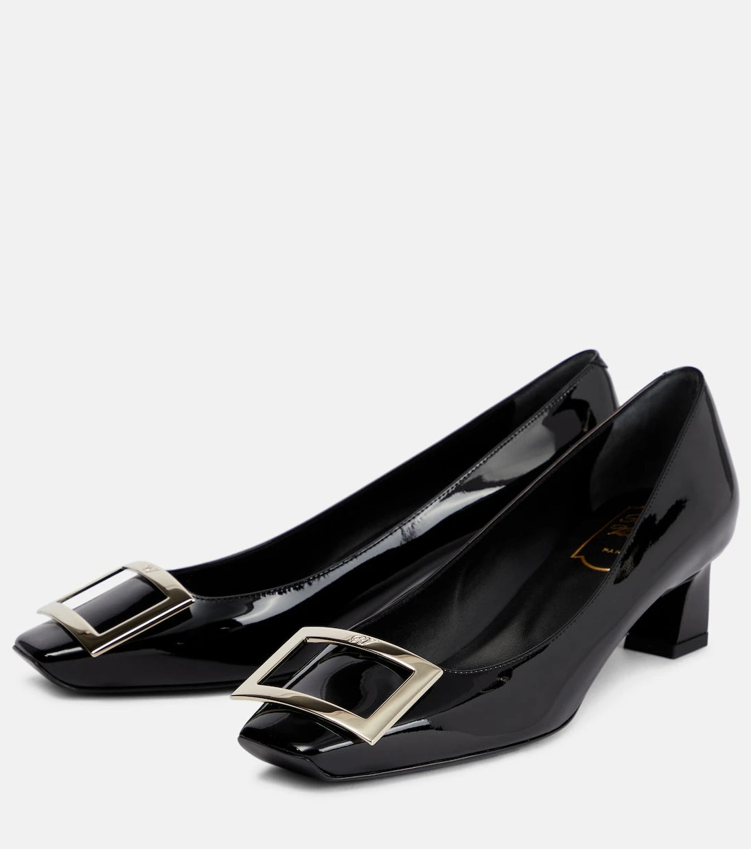 Roger Vivier - Trompette 45 patent leather pumps