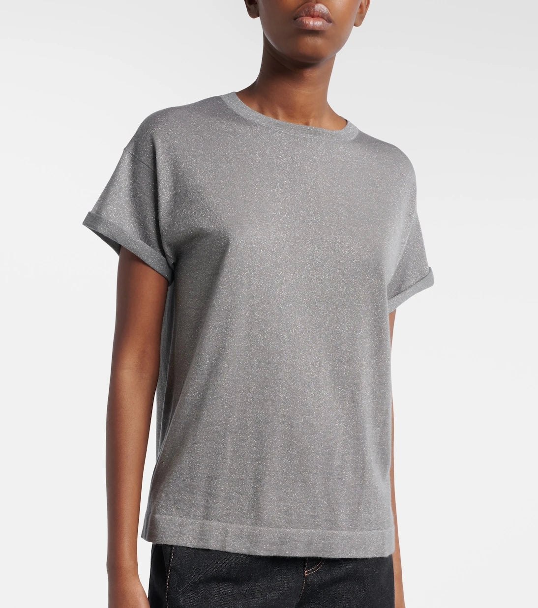 Brunello Cucinelli - Cashmere and silk-blend T-shirt