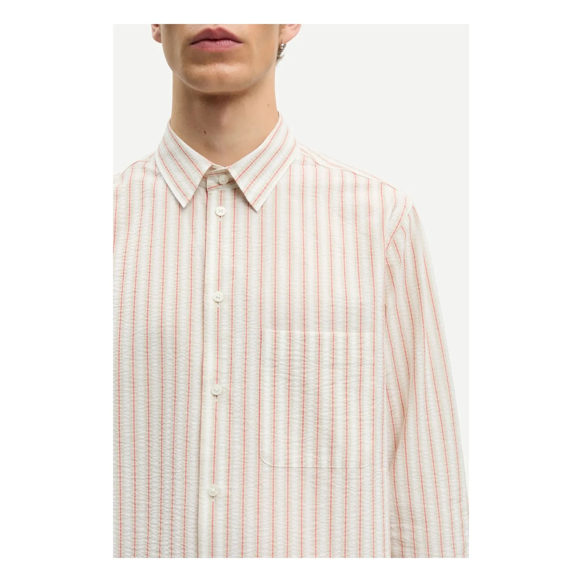 Samsoe Samsoe - Saryan J Carreaux shirt | Off white