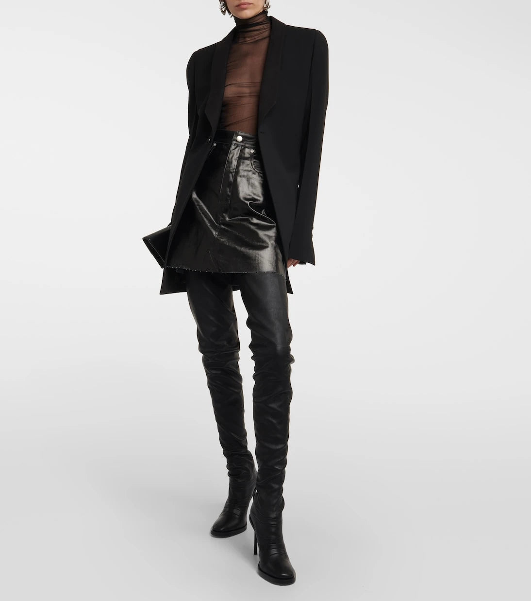 Ann Demeulemeester - Adna over-the-knee leather boots