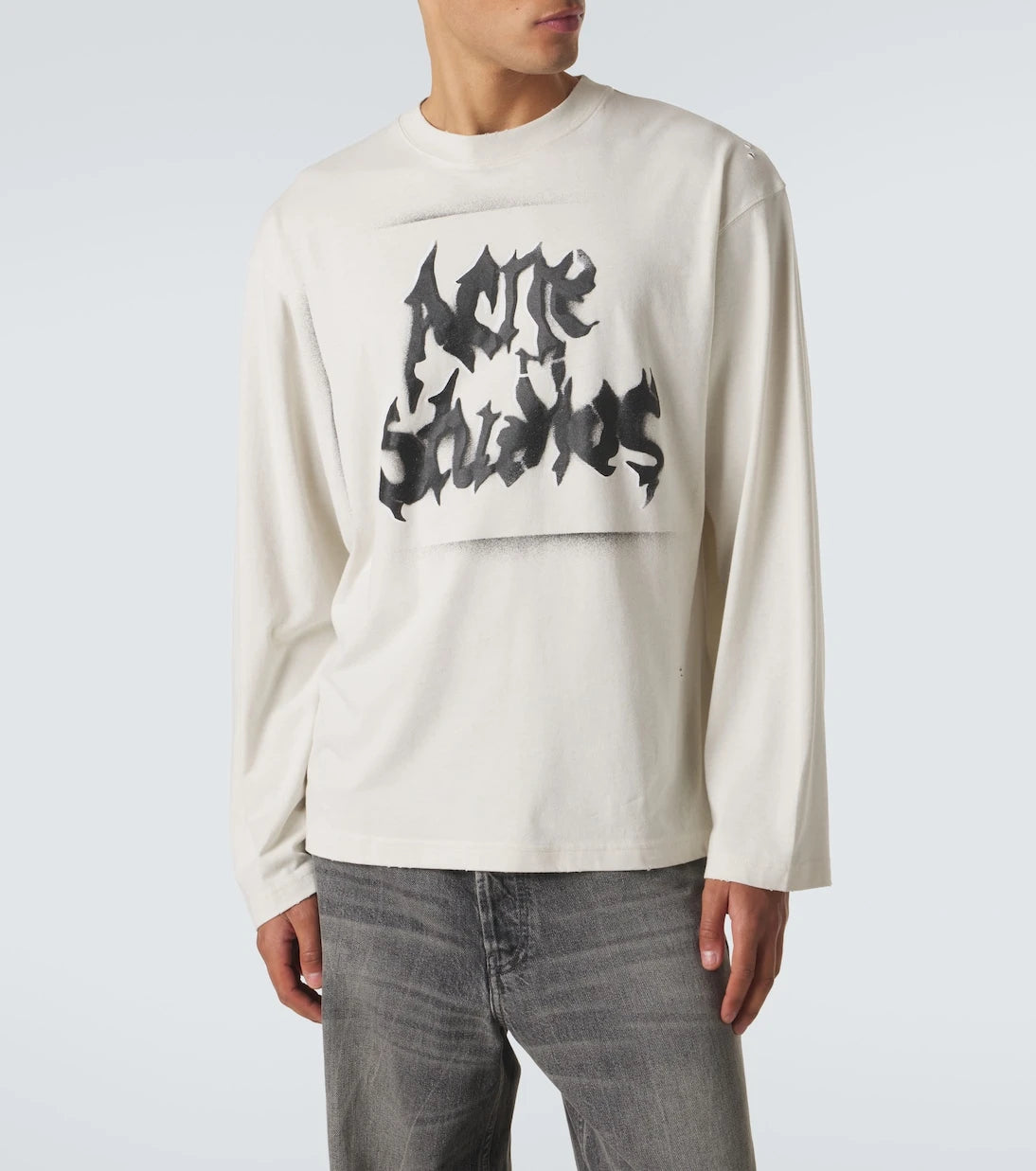 Acne Studios - Logo cotton-blend jersey T-shirt